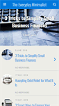 Mobile Screenshot of everydayminimalist.com
